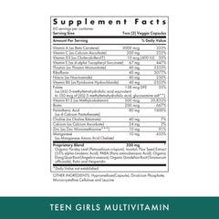 Michael's Health teen girls multivitamin label highlights kosher, high-potency nutrients