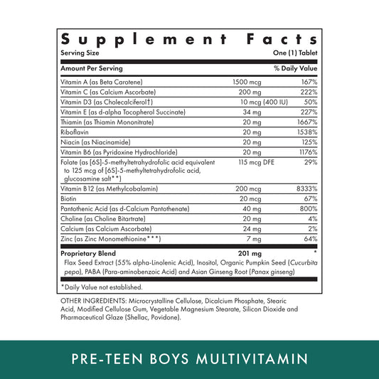 Close-up of Michael's Health tablets for daily use.