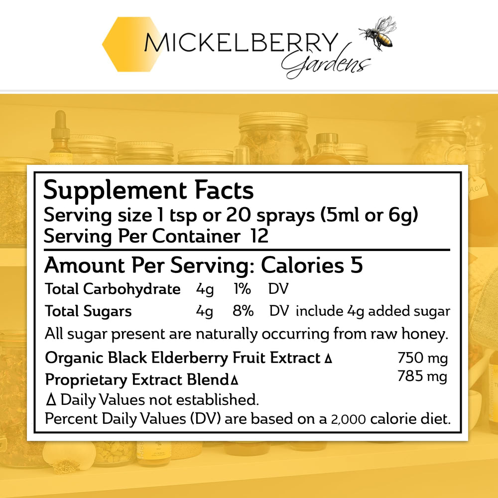 Family-friendly moment using Mickelberry Gardens elderberry tonic