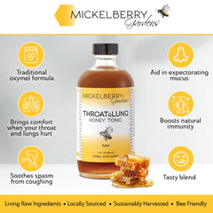 Mickelberry Gardens tonic poured into a cup for easy use.