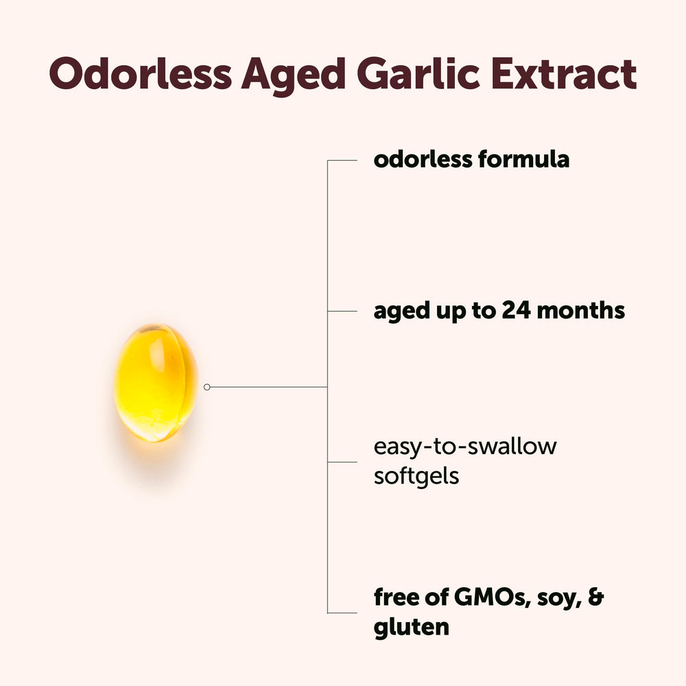 Two-year aged garlic bulbs used by Micro Ingredients for rich seasoning.