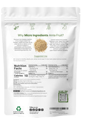 Micro Ingredients Amla powder scoop measures a 2 g serving for daily use.