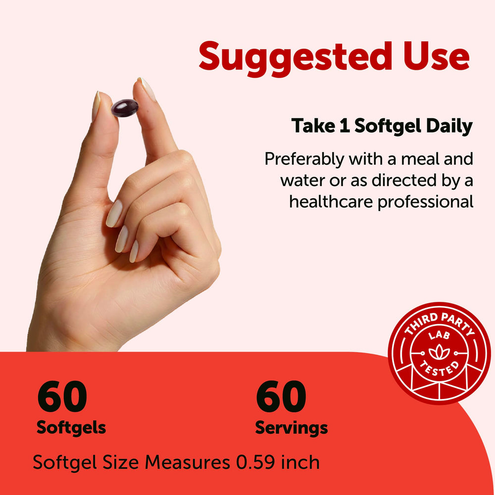 Astaxanthin softgels with MCT oil showcasing enhanced absorption.