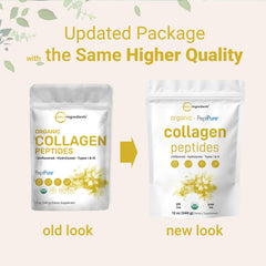 Micro Ingredients collagen peptides powder mixing with coffee for a smooth protein boost.