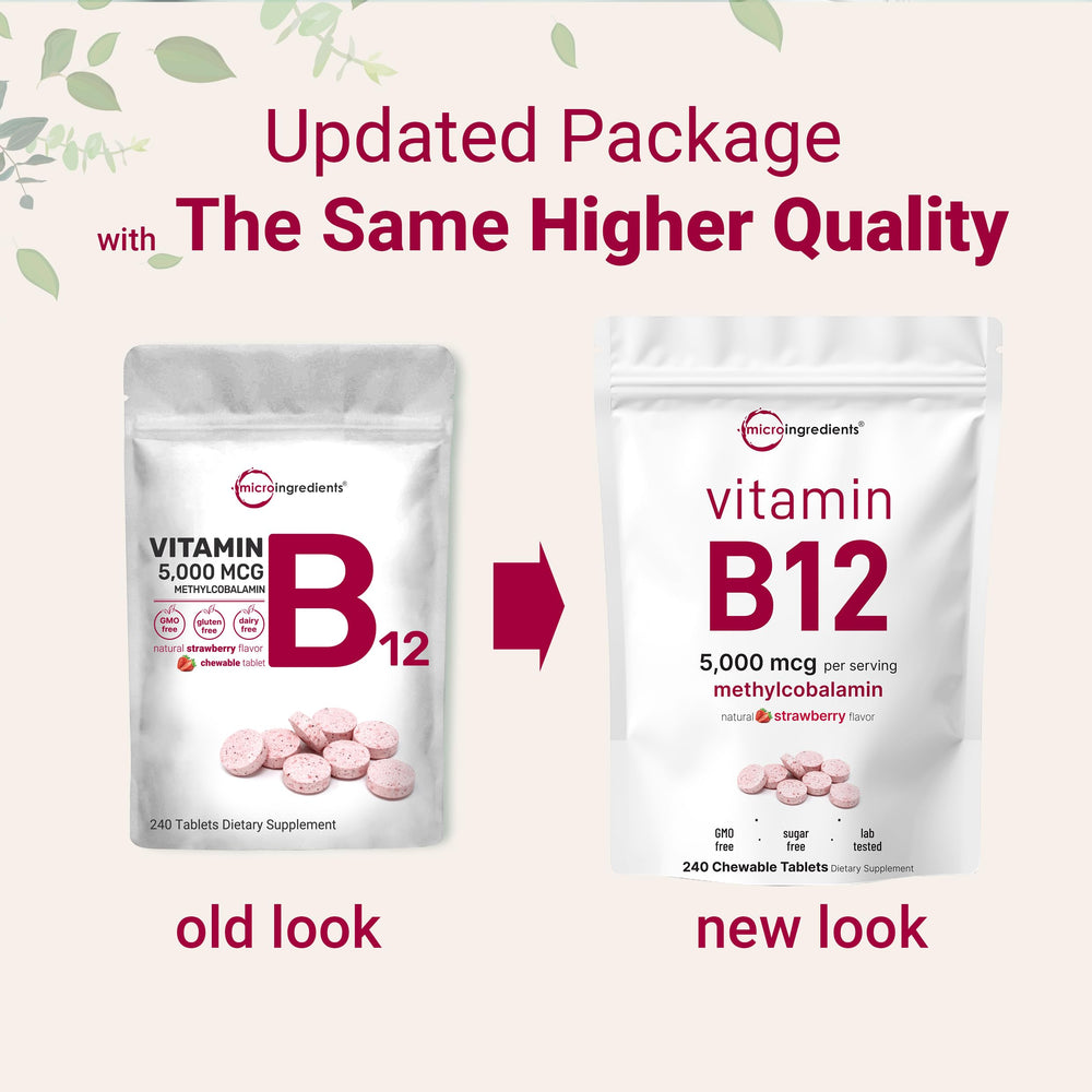 Micro Ingredients fast-dissolve B12 tablets support quick nutrient uptake.