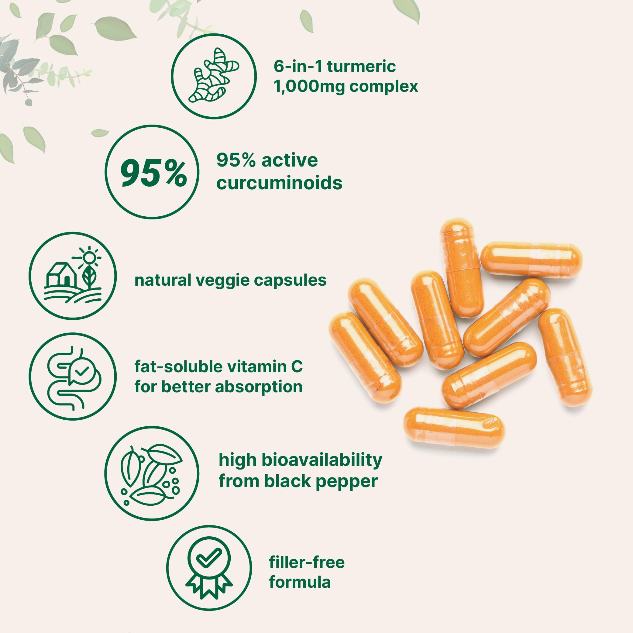Micro Ingredients Ginger addition illustration showing absorption support for turmeric.