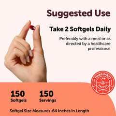 Micro Ingredients omega-3 EPA and DHA graphic highlighting heart and brain support.