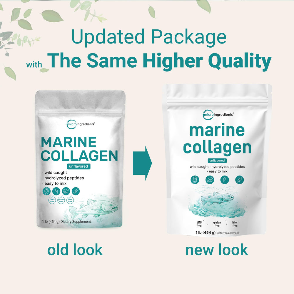 Unflavored Marine Collagen blends smoothly into coffee or tea.
