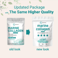 Unflavored Marine Collagen blends smoothly into coffee or tea.