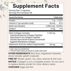 Close-up of Micro Ingredients collagen pills for easy swallowing