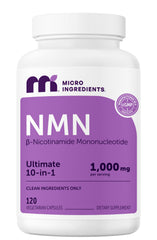 Micro Ingredients NMN Complex bottle - clean vegan capsules for daily wellness.