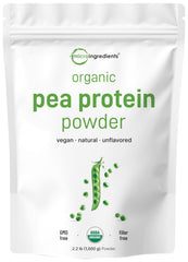 Micro Ingredients pea protein powder 1kg bulk ready for shakes.