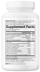 Micro Ingredients Sunflower lecithin and phosphatidylcholine emphasize liposomal delivery.