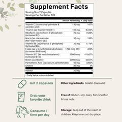 Micro Ingredients Pure Methylated B Complex capsules for reliable daily support.