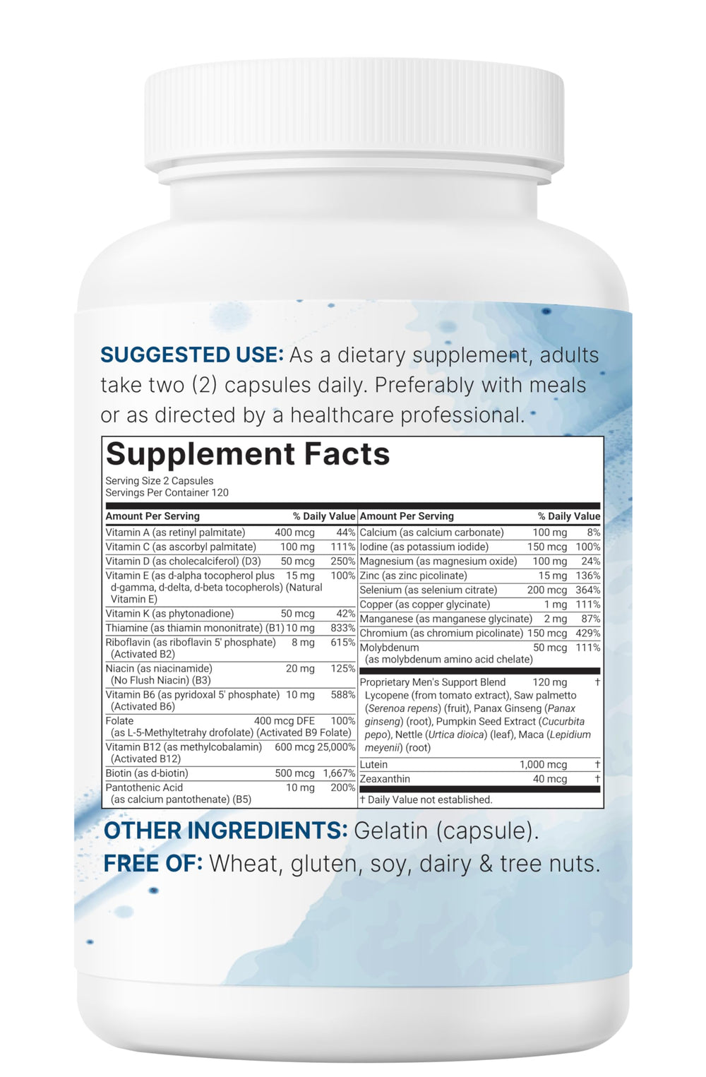 Micro Ingredients Pure Methylated Men capsule closeup shows high-absorption forms