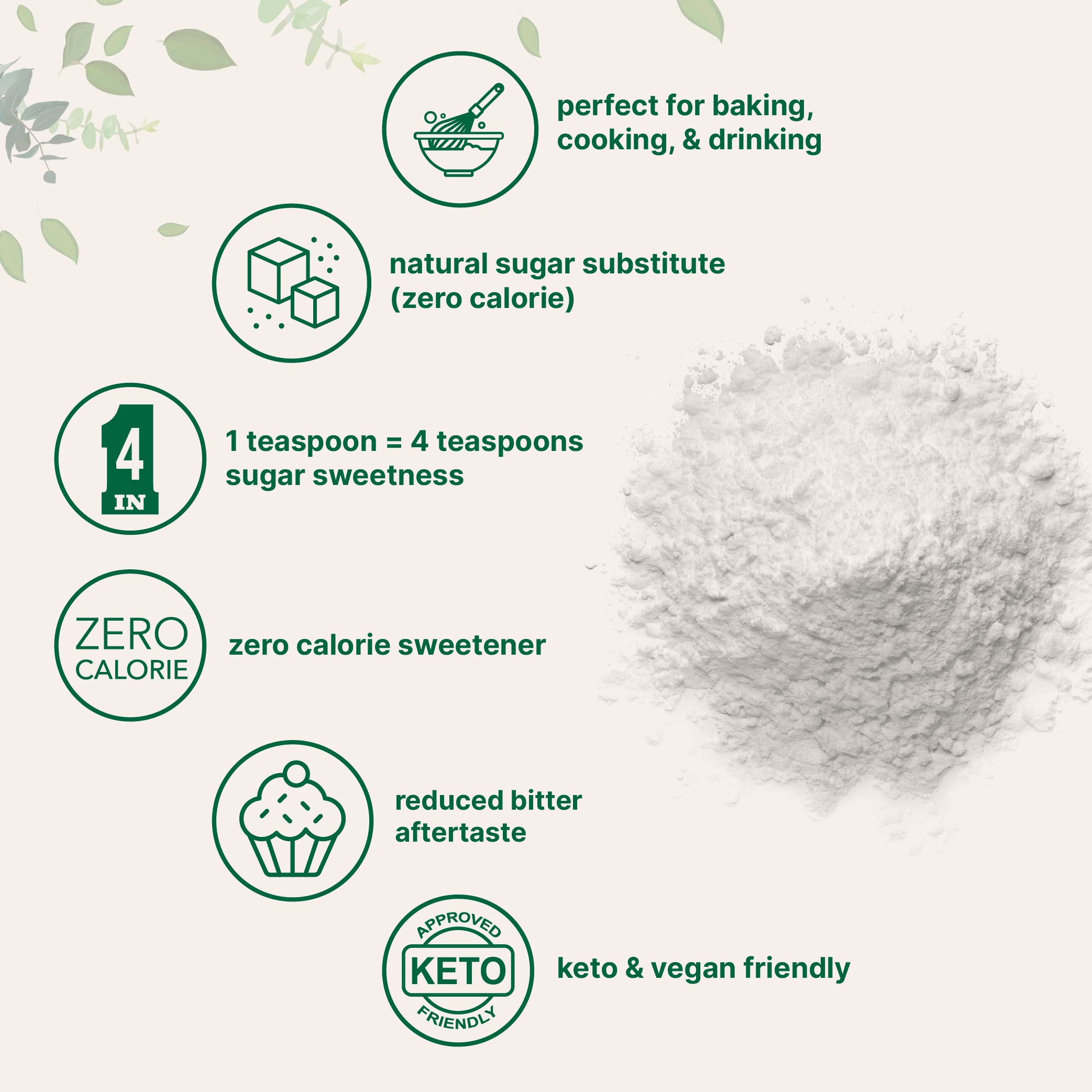 Micro Ingredients Stevia Allulose powder dissolves smoothly in coffee
