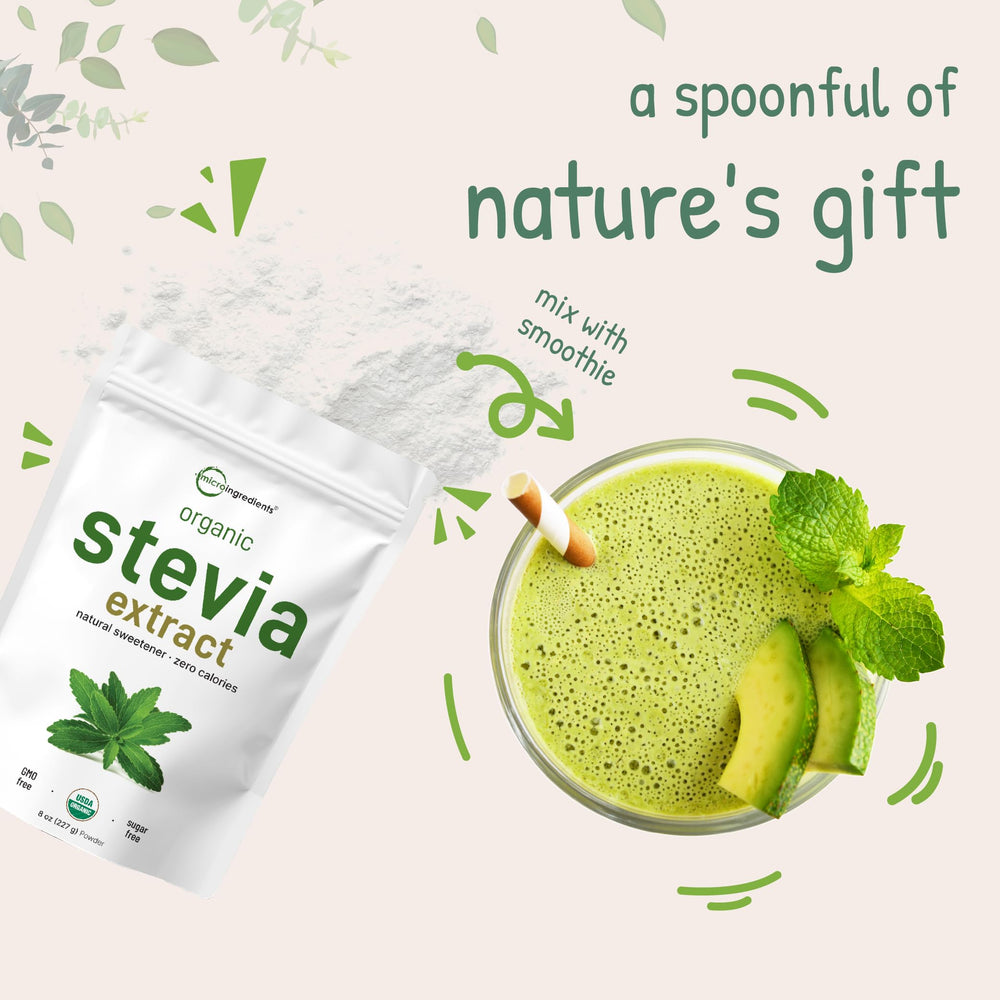 Micro Ingredients baking with stevia powder for sugar-free desserts and beverages.