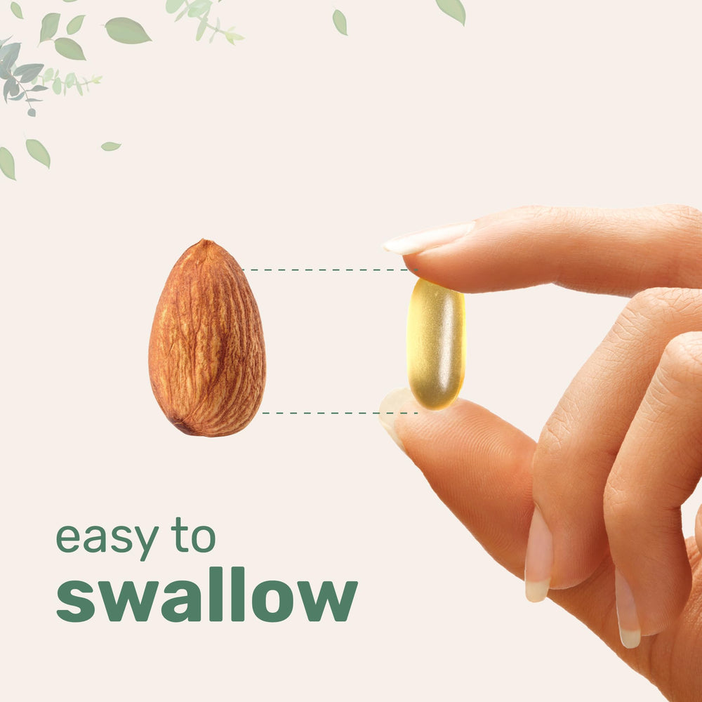 Non-GMO, allergen-friendly Omega-3 with no soy, dairy, gluten, or tree nuts.