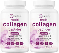 Micro Ingredients two-pack collagen bottles for convenient daily use