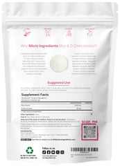 Two-pound pack by Micro Ingredients for long-term use