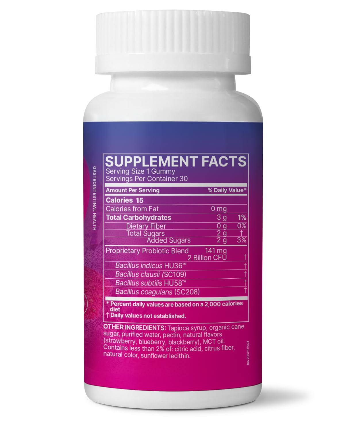 Clear label highlights no artificial flavors or colors; dairy-free and soy-free