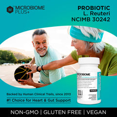 Microbiome Plus allergen-safe icon on packaging