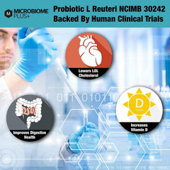 Microbiome Plus daily use scene with glass of water