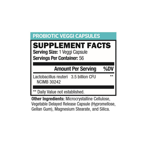 Microbiome Plus capsules close-up showing capsule details