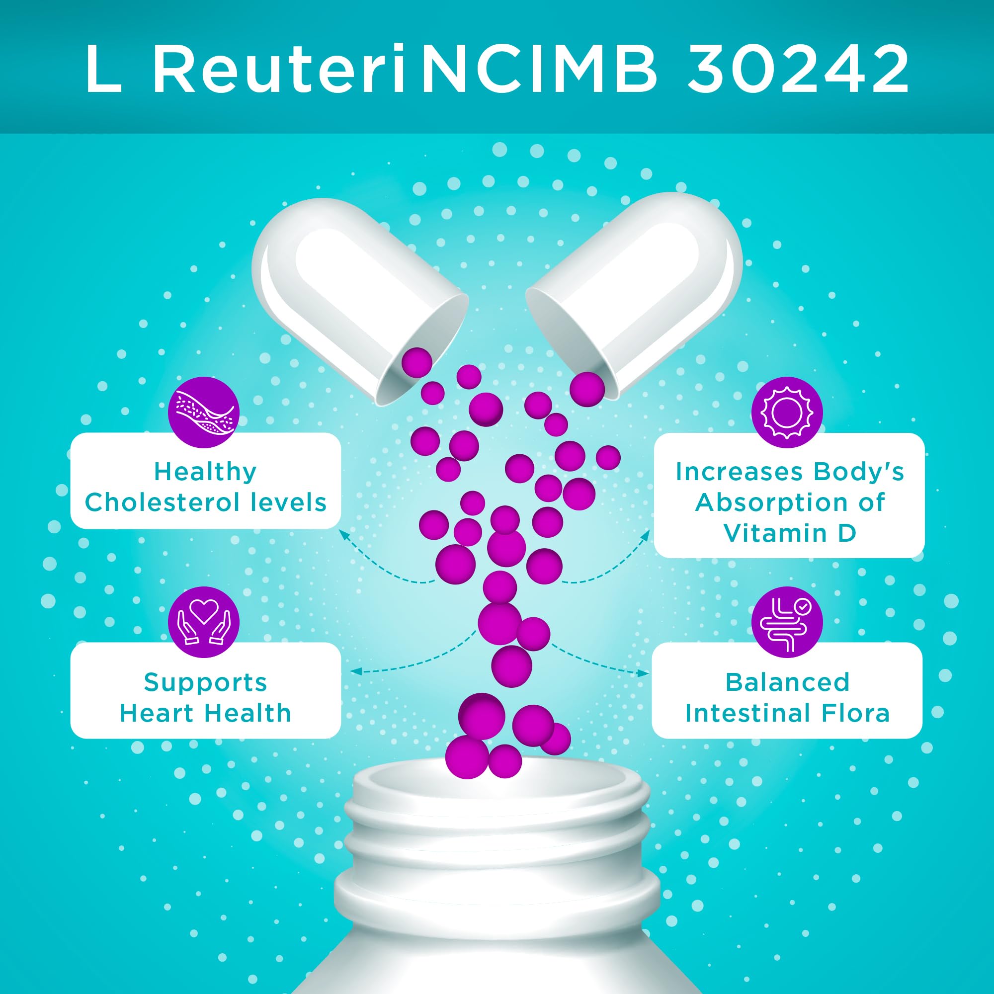 Microbiome Plus gluten-free badge indicating allergen safety