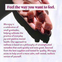 Microjoy Concentrate Gummies eco-friendly packaging demonstrates sustainability