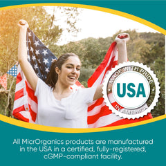 MICRORGANICS Biotin serving count on label communicates a 120-day supply