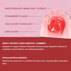 MicyDelas 40:1 ratio illustration showing high inositol per serving.