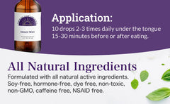 Midwife Made Naturals Milky Way amber bottle protects potency during storage.