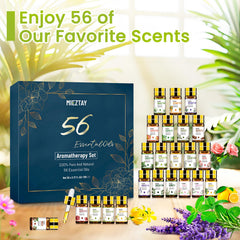Mieztay diffuser scene with essential oils releasing fragrance