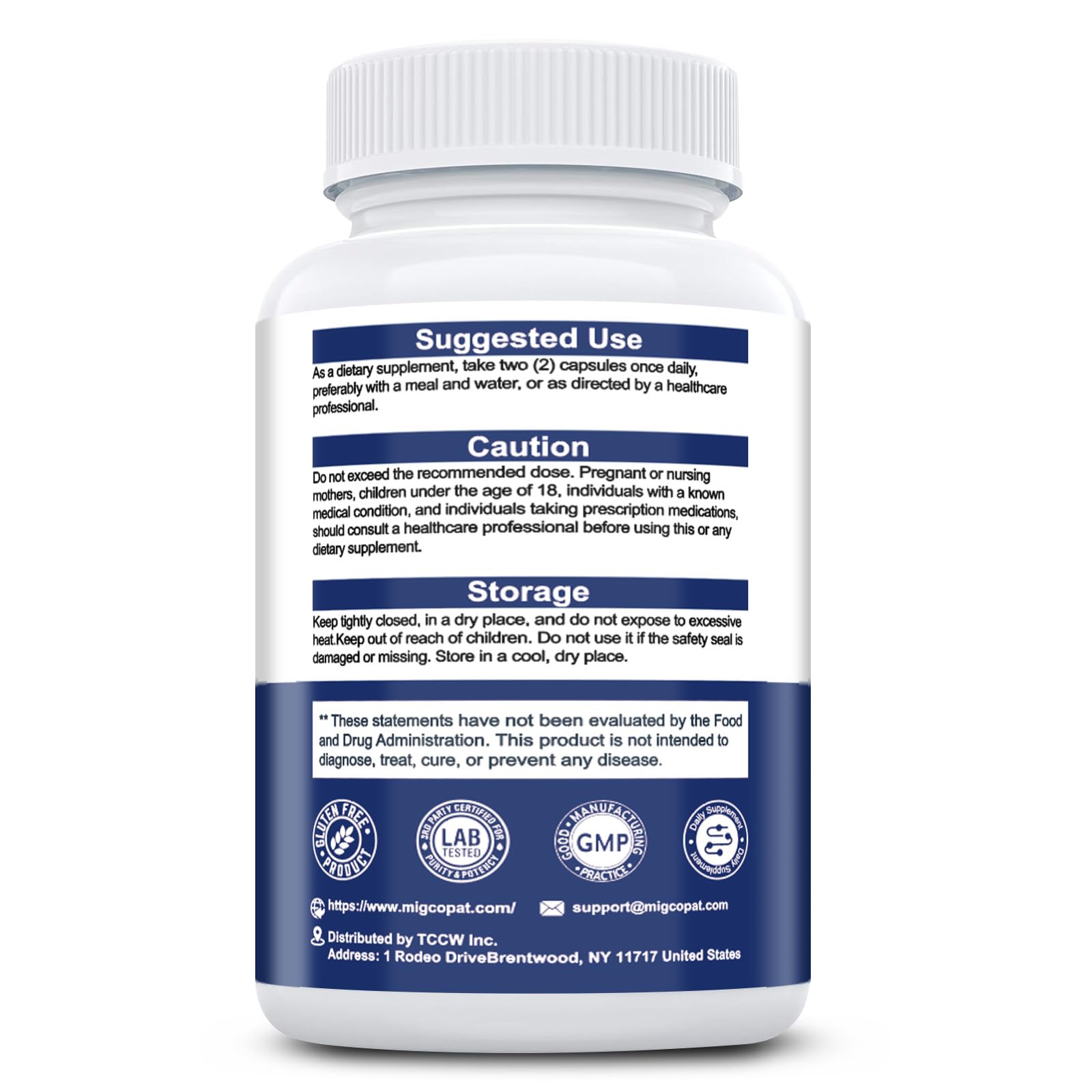 Migcopat Omega-3 DHA EPA close-up for brain health support