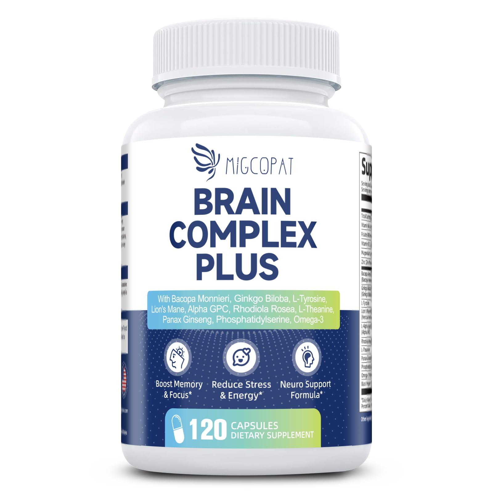 Migcopat Phosphatidylserine and L-Theanine blend for calm focus