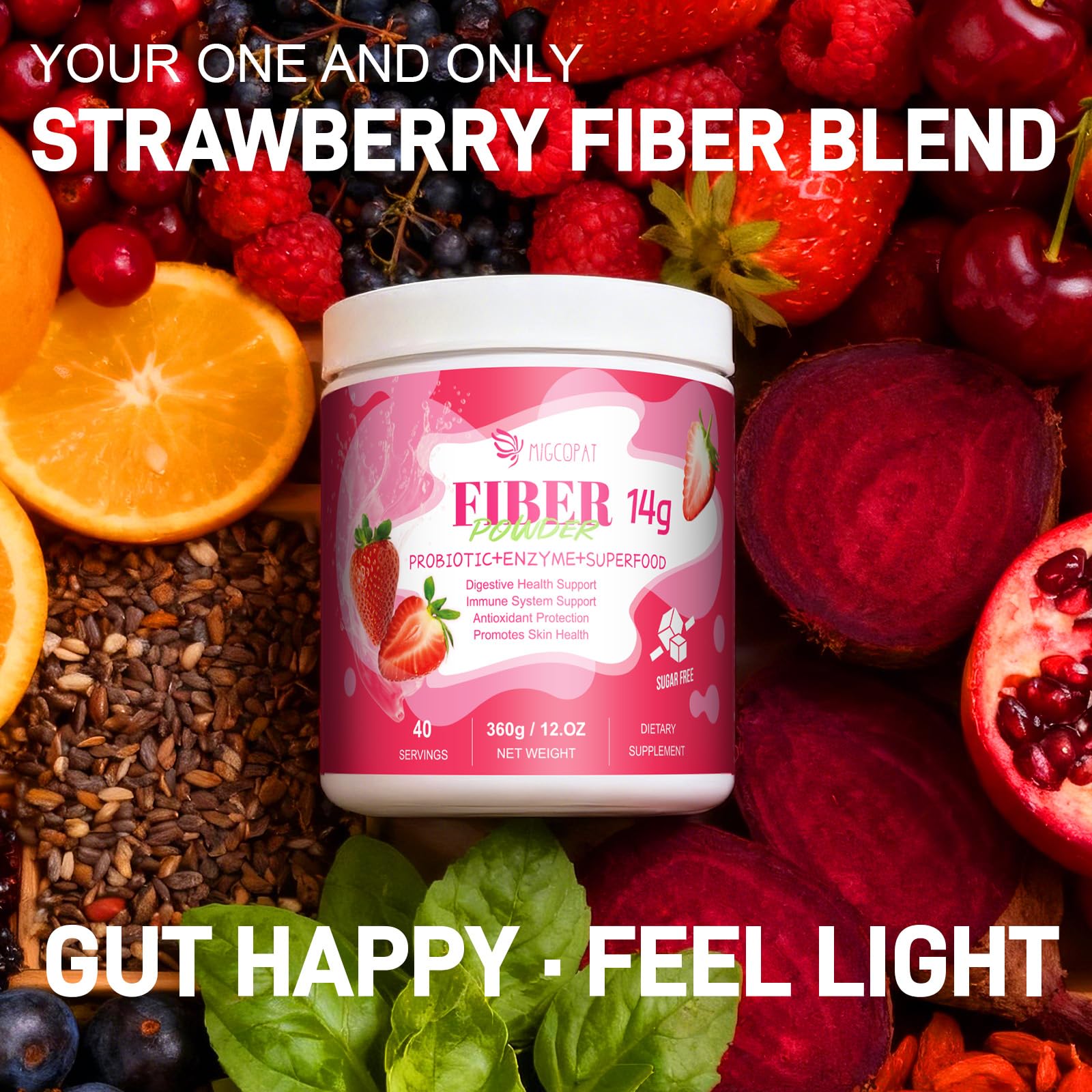 Migcopat berry antioxidant blend illustrating flavor and wellness benefits
