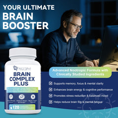 Migcopat capsules pouring into hand for mental clarity use