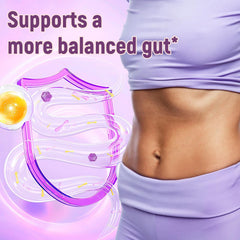 Migcopat grape flavor gummies close-up conveys tasty, sugar-free intake.