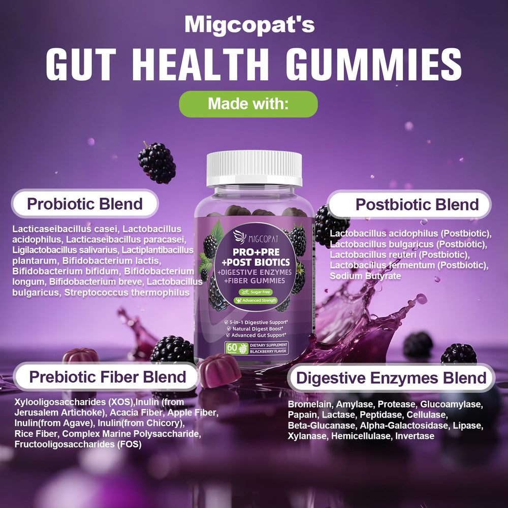 Migcopat gummy-texture-closeup shows chewy Blackberry texture for easy daily use