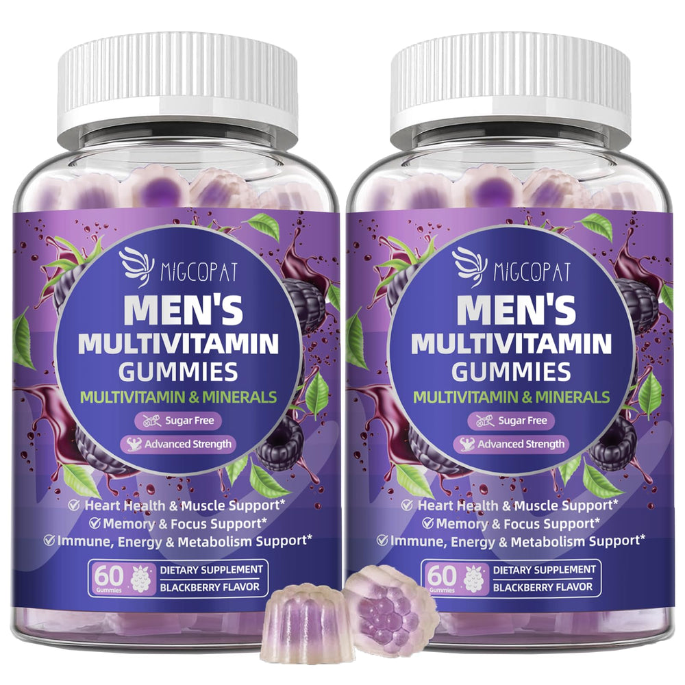 Migcopat 2-pack men's multivitamin bottle shown for convenient daily nutrition
