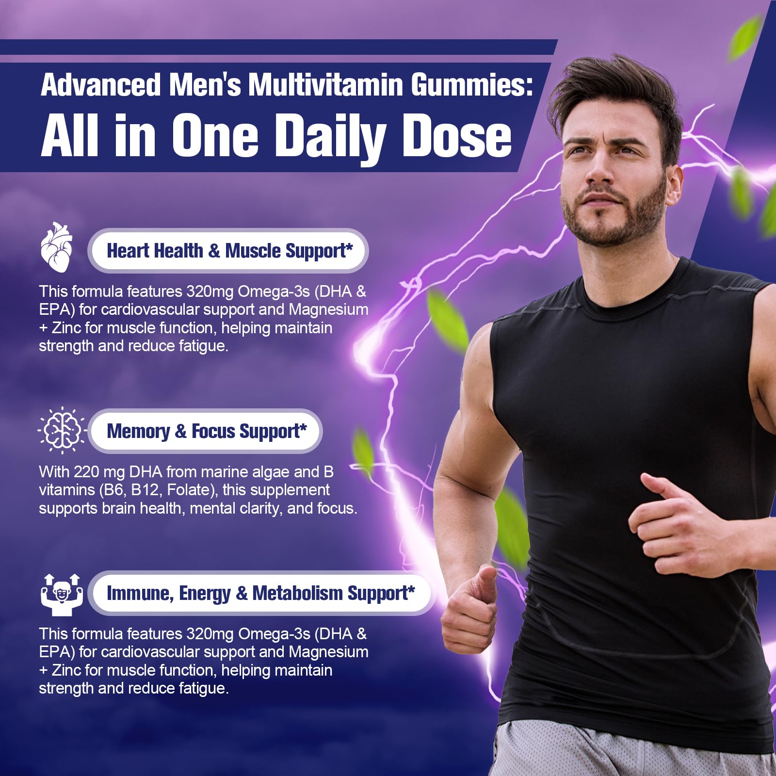 Migcopat omega-3 detail highlighting brain and heart health potential