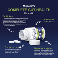 Migcopat Probiotics L-Glutamine ingredient for gut lining nourishment.
