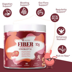 Migcopat two-bottle set on counter for easy daily fiber support