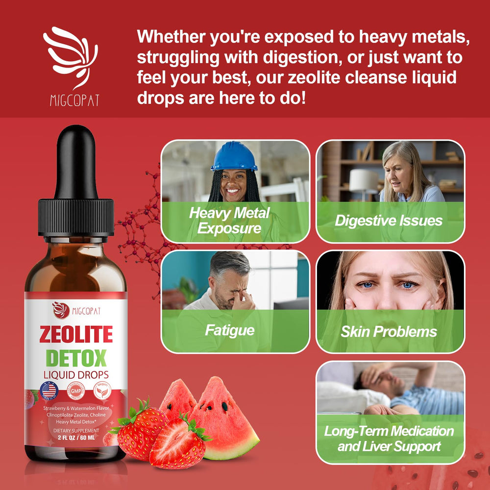 Close-up of Migcopat Detox label with ingredients
