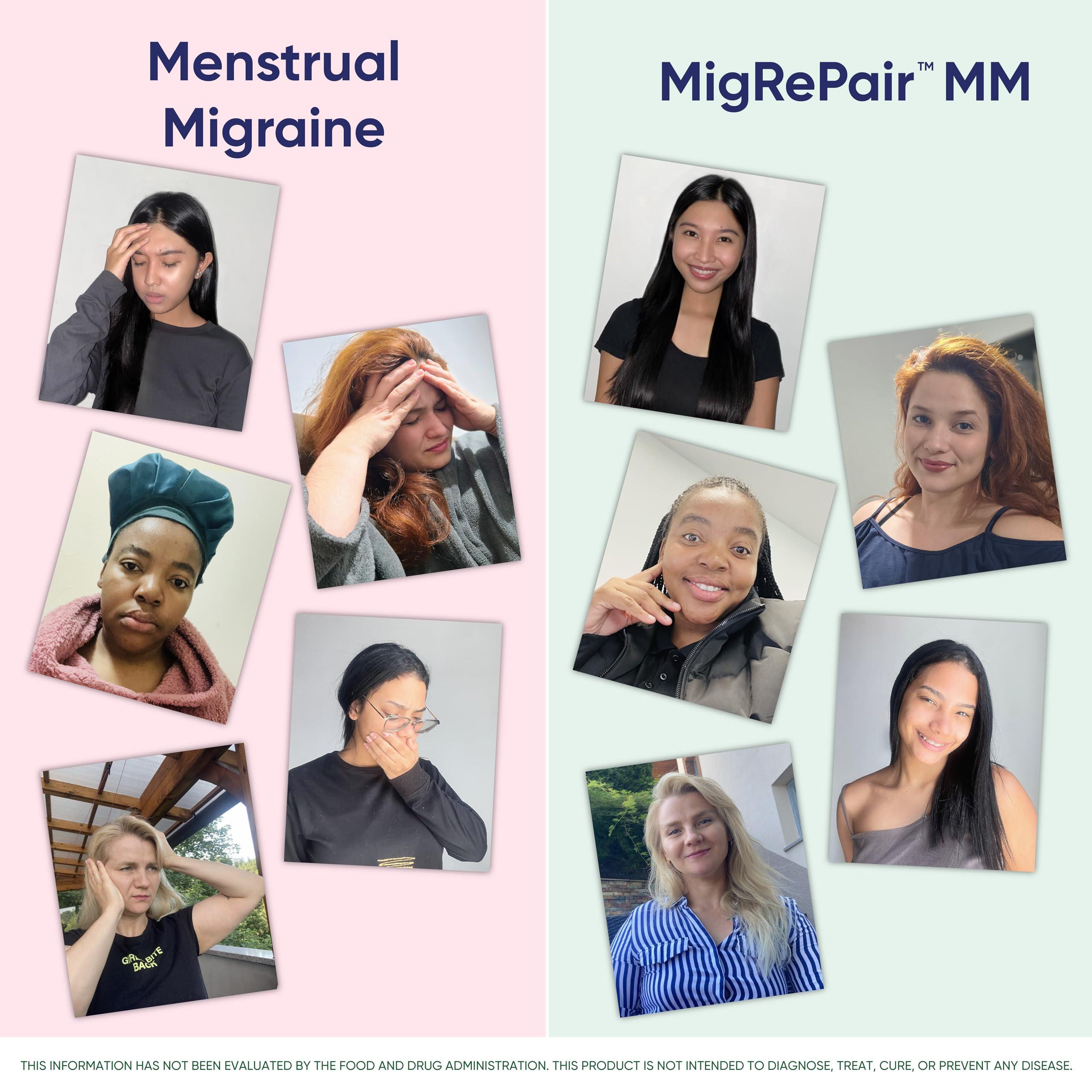 MigRePair MM perimenstrual use concept during hormone shifts