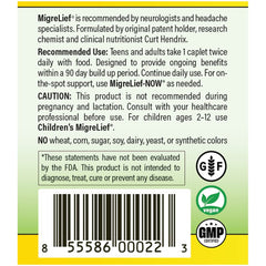 MigreLief Comfort Stick being applied to skin for soothing relief.