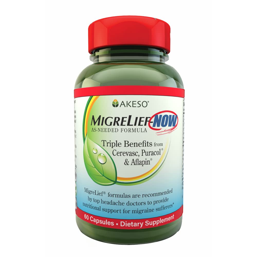 MigreLief-NOW fast-acting bottle for quick migraine support