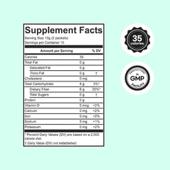 Migung365 Daejang Sarang ingredients blend highlights natural plant-based fiber support.