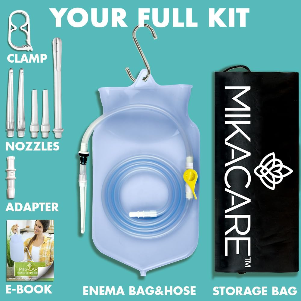 Mikacare 6-foot silicone tubing for flexible at-home setup